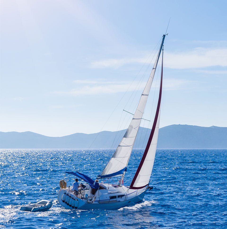 sailing yacht in lefkada greece